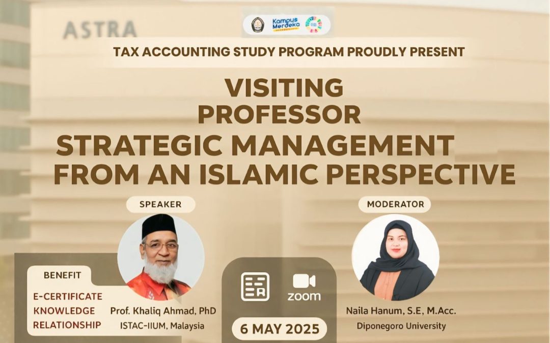 Seminar Internasional “Strategic Management: From an Islamic Perspective”