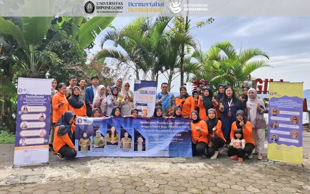 Tax Accounting Study Program UNDIP Supports the SDGs through the Community Service Program: “Introduction to Simple Bookkeeping Using Excel for MSMEs in Ngrapah Village”