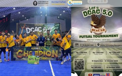 Selamat! Tim Futsal Akuntansi Perpajakan Raih Juara 1 DCAC 5.0 Futsal Tournament Universitas Diponegoro